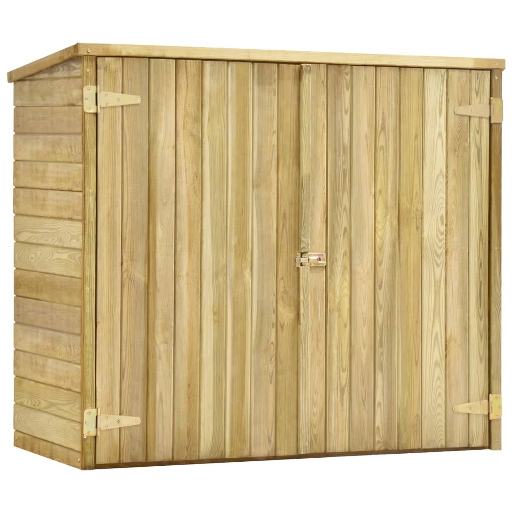 Garden Tool Shed 135x60x123 cm Impregnated Pinewood